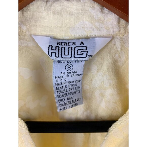 Heres A Hug Yellow Cotton Romper S - Picture 2 of 5